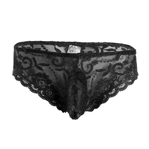 mens floral lace lingerie boxer briefs g string underwear sissy pouch panties ebay