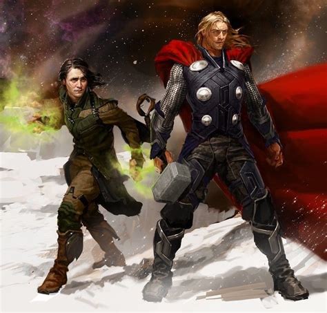 Concept Art For Thor And Loki I Love Lokis Costume Design In This