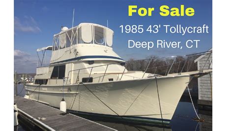 Deep river ct real estate & homes for sale. For Sale 1985 43' Tollycraft "Old Glory" Deep River, CT ...