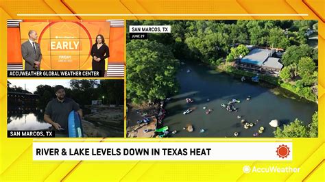River And Lake Levels Drop In Texas Heat Wave