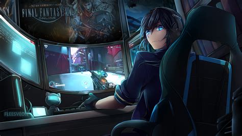 1360x768 Anime Gaming Boy Laptop Hd Hd 4k Wallpapers Images Backgrounds Photos And Pictures