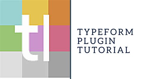 TypeForm Plugin - YouTube