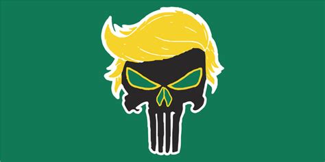 Trump Punisher Green Bumper Sticker Flags By The Dozen