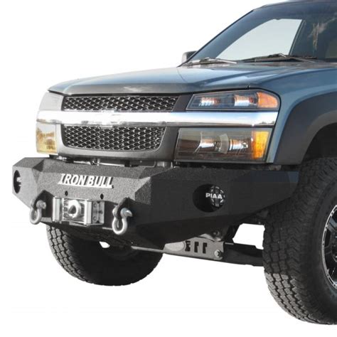 Iron Bull Bumpers® Chevy Colorado 2004 Full Width Black Front Winch