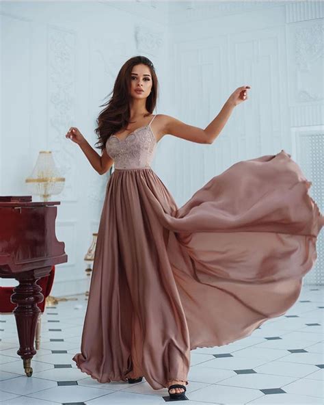 Chic Spaghetti Straps Lace Cheap Long Prom Dress Evening Dress Whk111