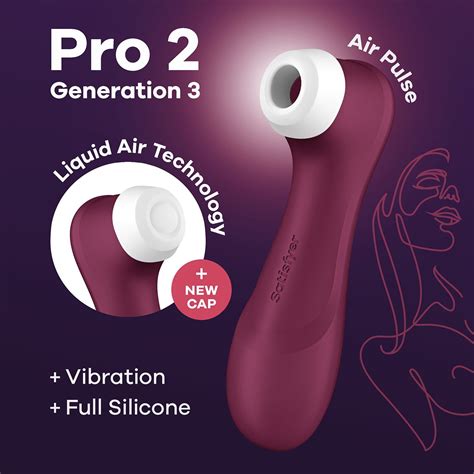 Satisfyer Pro 2 Generation 3 Air Pulse Clitoris Stimulating Vibrator
