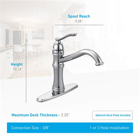 This convenient fixture allows you to press the handle upward at almost angle to receive hot, warm, or cold water. How To Remove Old Moen Single Handle Kitchen Faucet | Wow Blog