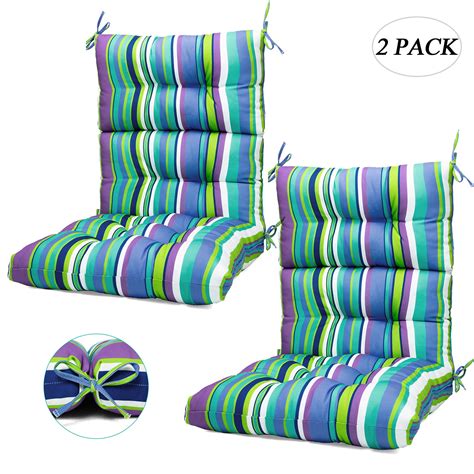 Lelinta Outdoor Rocking Chair Cushions 2 Piece Set Pillow Perfect