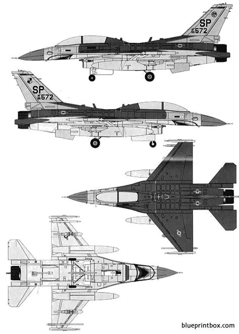 General Dynamic F 16d Fighting Falcon Free Plans