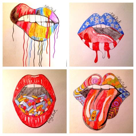 Colored Pencil Art Project Hold Your Tongue For Business Inquiries Kac7392