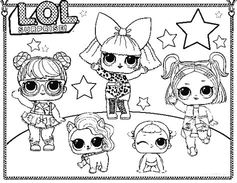 40 Free Printable Lol Surprise Dolls Coloring Pages Lol Doll Coloring