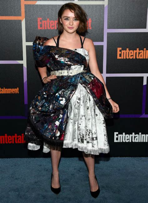 El Sorprendente Vestido De Maisie Williams De Juego De Tronos