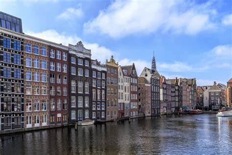 Traditional Old Buildings In Amsterdam Stock Photo Image Of Street