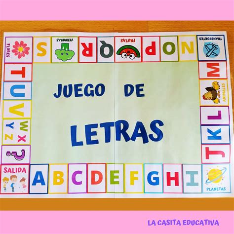 Juego De Letras Juego De Letras Juegos De Lectoescritura Aprender