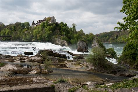 Rheinfall Biggest Waterfall In Schaffhausen Switzerland European