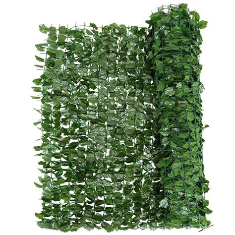 Costway 40x95 Faux Ivy Leaf Decorative Privacy Fence Screen