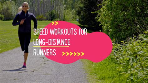 Speed Workouts For Long Distance Runners Youtube