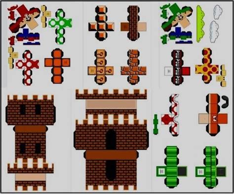 An Old Computer Game With Lots Of Different Types Of Objects On Its Side