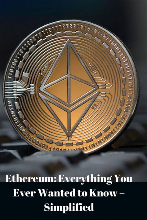 That's the question bothering many investors right now. Ethereum: Everything you ever wanted to know | Ethereum ...