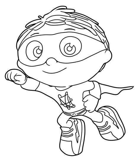 Super Why Coloring Pages At Getdrawings Free Download