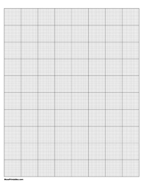 Printable 12 Squares Per Inch Black Graph Paper For Letter