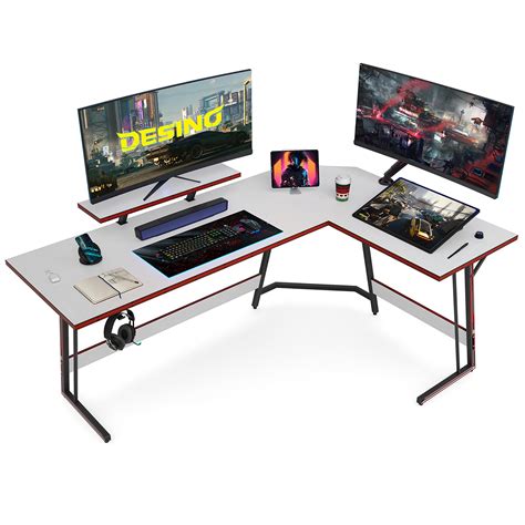 Buy Desino L Shaped Gaming Desk 150 X 120 Cm Ergonomic Computer Corner