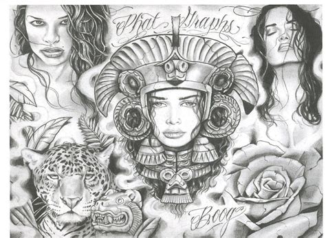 Boog: From The Streets With Love | VK Aztec Tattoos, Mexican Art