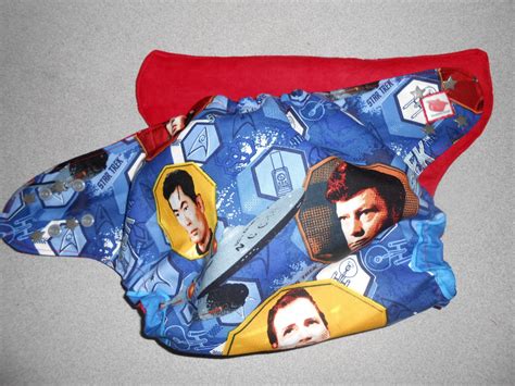 Full One Size Star Trek Pocket Diaper Etsy