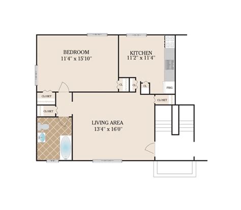 500 Sq Ft Apartment Floor Plan Home Alqu