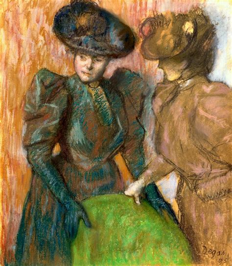 The Conversation By Edgar Degas Manet Degas Drawings Degas Paintings