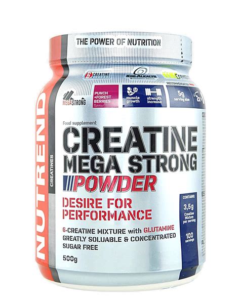 Creatine Mega Strong Powder By Nutrend 500 Grams