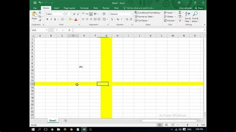 Highlight Selected Row Or Column In Excel Vba Clrlz Undo Youtube