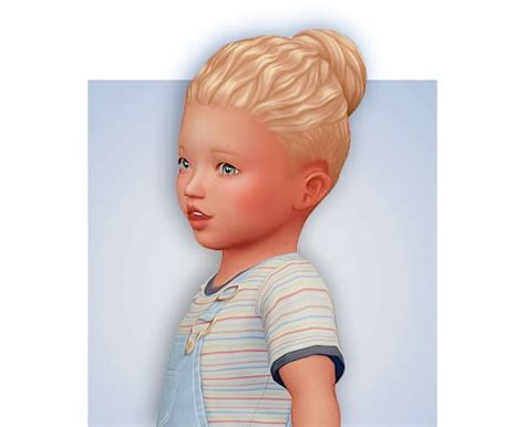 Sul Sul — Taiga Hair Conversion Toddler Hair Aubadi Taiga Sims