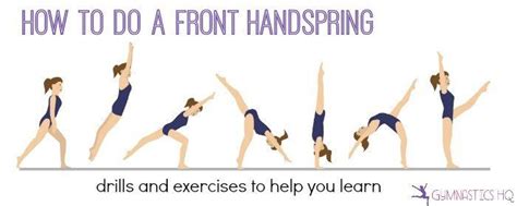 front handspring gymnastics workout gymnastics