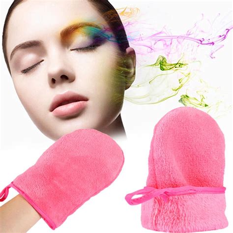 2018 New Soft Makeup Remove Glove Portable To Carry Makeup Remover Towel Cloth For Women Lady