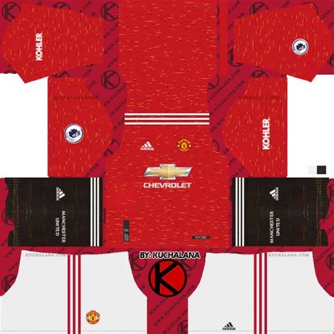 The earliest manchester united logo was officially unveiled at the 1963 fa cup final. Manchester United 2020-21 Kit - DLS2019 - Kuchalana