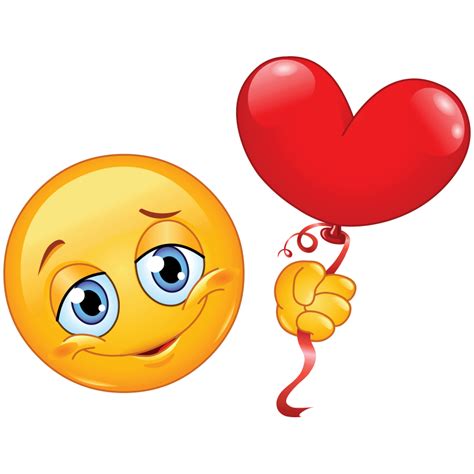 Special Heart For U Emoji Emoticon Smiley