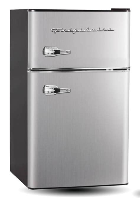 Frigidaire 32 Cu Ft Capacity 2 Door Compact Refrigerator With Chrome