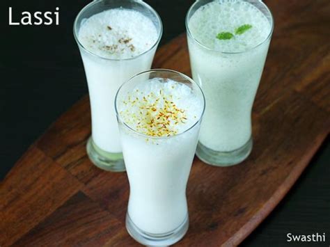 Lassi Recipe Sweet Salty And Mint Lassi Swasthis Recipes
