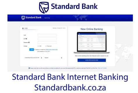 Standard Bank Internet Banking How To Apply And Use
