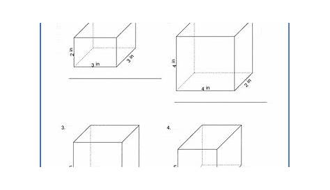 geometry volume worksheet