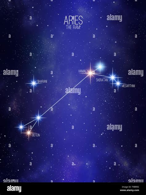 Aries Constellation Map Hi Res Stock Photography And Images Alamy