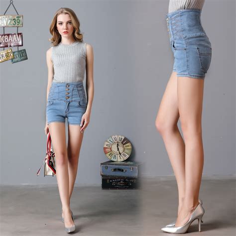 Tight Blue Jean Shorts