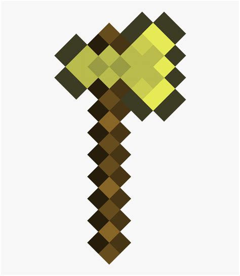 Printable Minecraft Iron Pickaxe Hd Png Download Kindpng