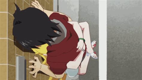 Araragi Koyomi Oshino Shinobu Monogatari Series Animated Animated