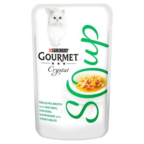 Gourmet Soup Cat Food Chicken And Vegetable 40g From Ocado