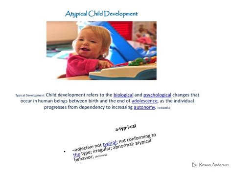 Atypical Child Development
