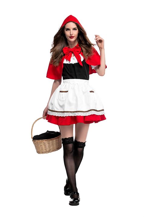 Hot Sale Sexy Red Riding Hood Costume Halloween Party Cosplay Costume