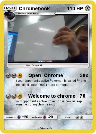 Pokémon Chromebook 3 3 Open Chrome My Pokemon Card