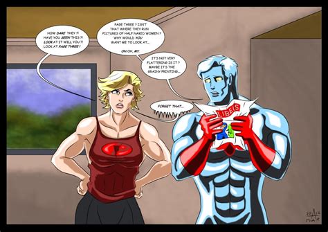 Powergirl And Captain Atom Tabloids By Adamantis On Deviantart